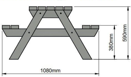 Childs Picnic Bench
